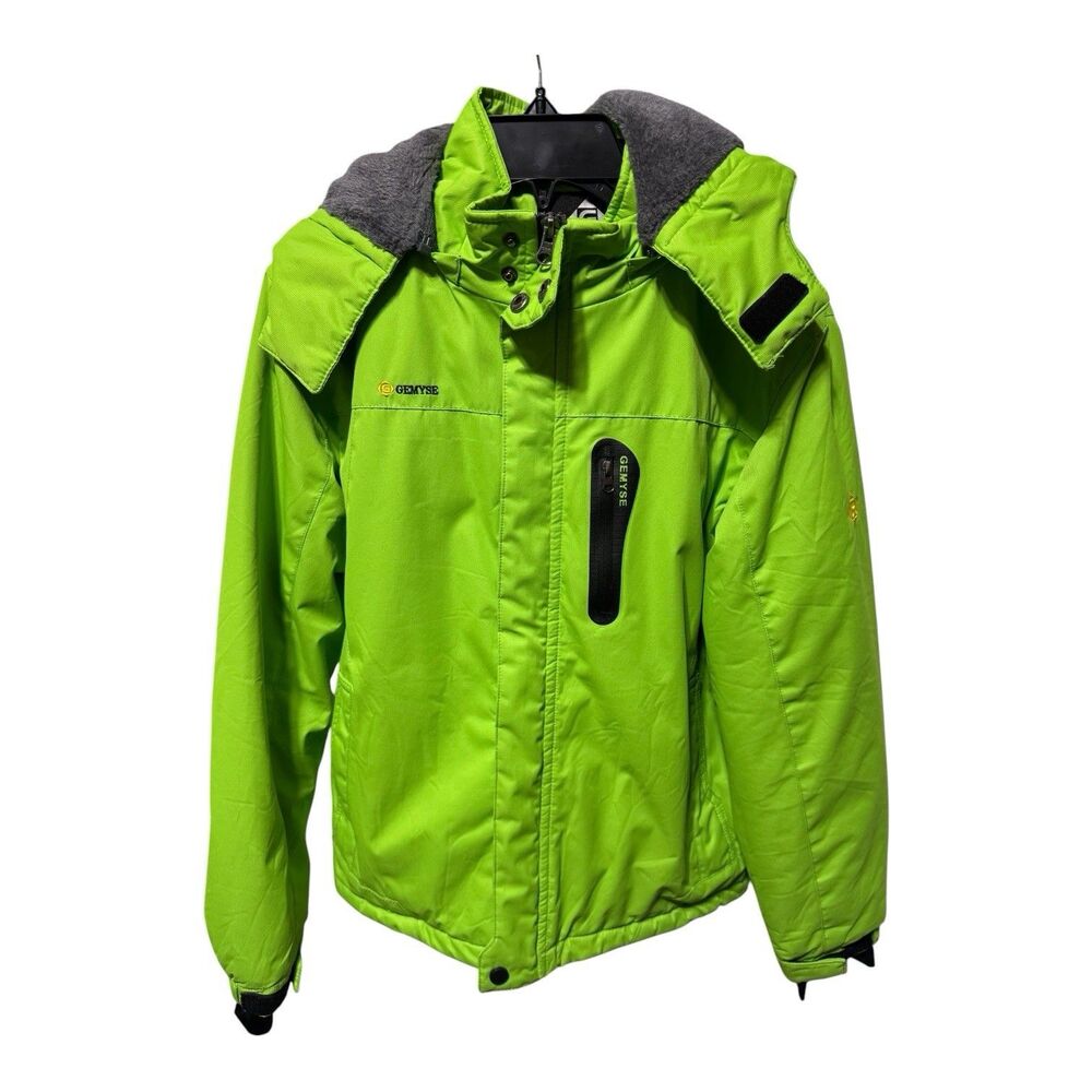 GEMYSE Boy's Large 10-12 Winter Waterproof Ski Jacket Windproof Fleece Coat